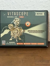 ROKR 3D Vitascope Projector Wooden Puzzle Mechanical Model Kit Inner part sealed