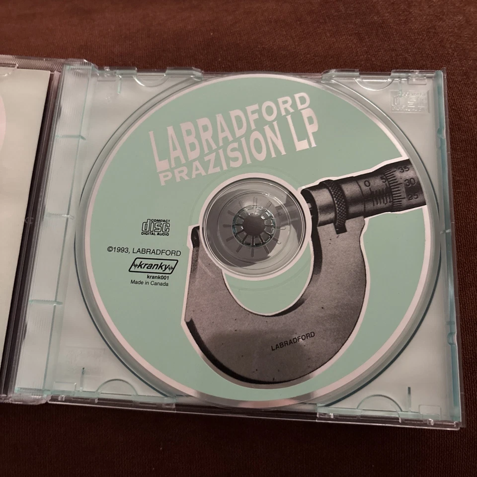 LABRADFORD - Prazision LP - CD Album - 1993 - OG US Kranky Release - DRONE NOISE Foto 3 de 3