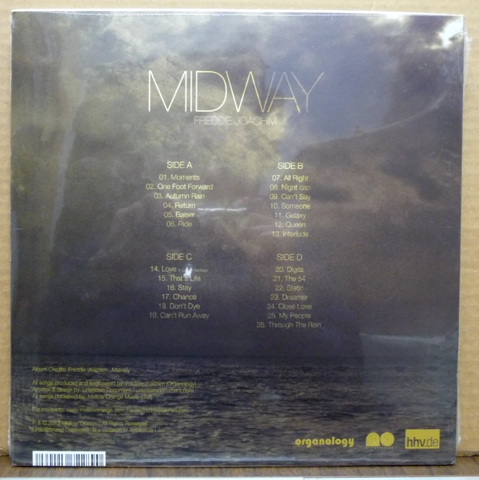 Freddie Joachim MIDWAY 2-LP Vinyl Germany STILL SEALED Mellow Orange Music - Image 2 of 2