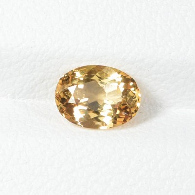 Imperial Topaz 7.45Ct Oval Stunning Flawless Certified Loose Gemstone12x9x6 mm