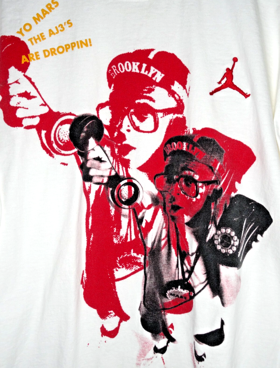 Vintage Nike Air Jordan Spike Lee Mars T Shirt XXXL 3XL Mens New