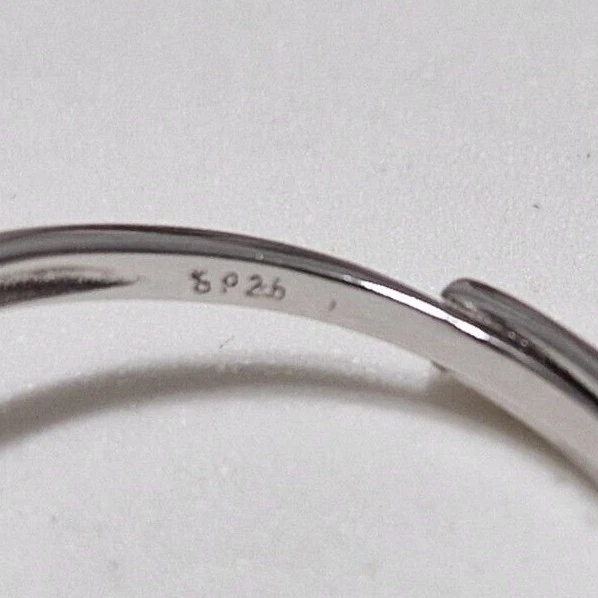 Anello donna ARGENTO S925 Lady Kate fidanzamento solitario regolabile - Immagine 2 di 2