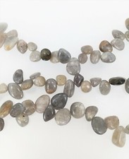 Labradorite drop style chips. Natural labradorite chips 8x10mm. DIY loose beads