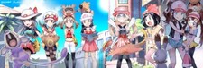 Pokemon anime evolution pixiv5555486 pok mon red green Pad Gaming Mat Desk