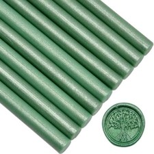 Shimmer Green Vintage Sealing Wax Sticks For Standard Size Hot Melting Glue Gun