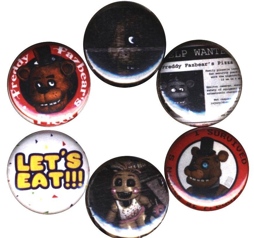 Five Nights at Freddy's Freddy Fazbear Button