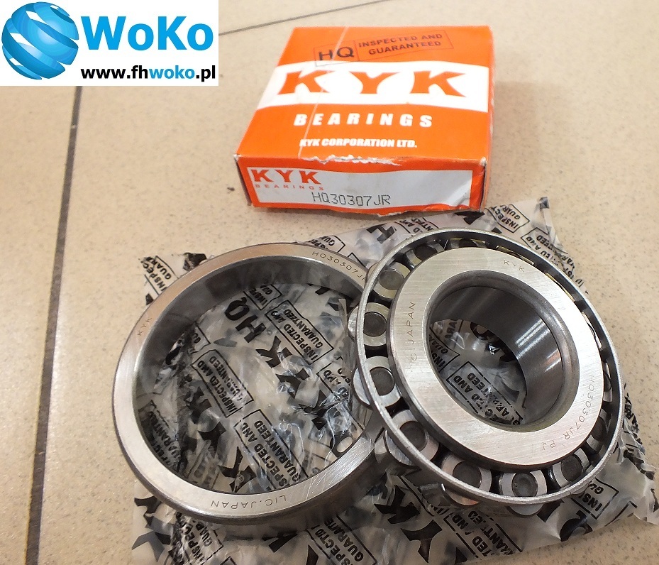 Tapered roller bearing 30307 KYK JAPAN dimension 35x80x22,75 free
