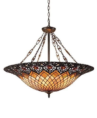 Quoizel TF1901VB 6-Light Tiffany Foyer Piece in Vintage Bronze - Picture 1 of 3