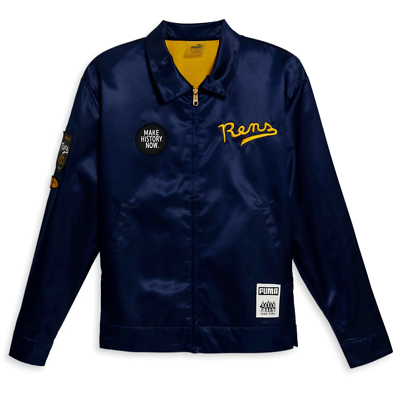 PUMA RENS 100 Black Fives Harlem NY Basketball Jacket Men's PUMA RENS 100 Black Fives Harlem NY Basketball Jacket Men's