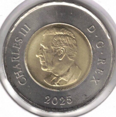 2025 Canada Frist Strike Brilliant Uncirculated KCIII $2 Tonnie Coin!