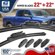 22"&22" OEM Quality Beam Windshield Wiper Blades Fit For Ford F-150 1999-2020