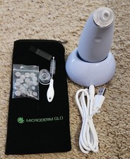 Microderm GLO Gray Mini Microdermabrasion Advanced Facial System