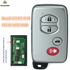 for Toyota Camry Avalon 2007 2008 2009 Smart Key Keyless Remote Fob 89904-06041