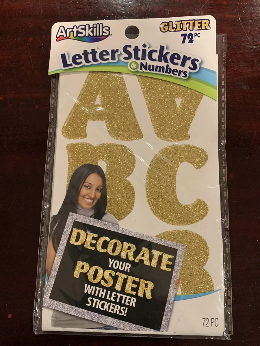 ArtSkills Gold Letter Stickers for Poster Boards and Projects