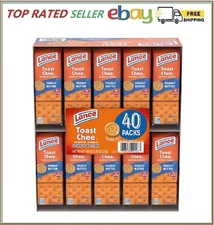 Lance Toast Chee Peanut Butter and Cheese Crackers, 40 pks (NO SHIP TO CA)