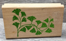 Leaf Branch - Posh Impressions 1996 Wood Mounted Rubber Stamp 83