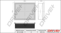 Dr!ve+ DP1110.10.0406 Luftfilter Einsatz FüR CitroËN Peugeot