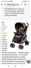 Pliko peg Pegerego Kinderwagen / Buggy Rose/ Grau