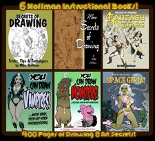 X6 MIKE HOFFMAN INSTRUCTIONAL DRAWING BOOKS! 20% Discount off Cover Prices!