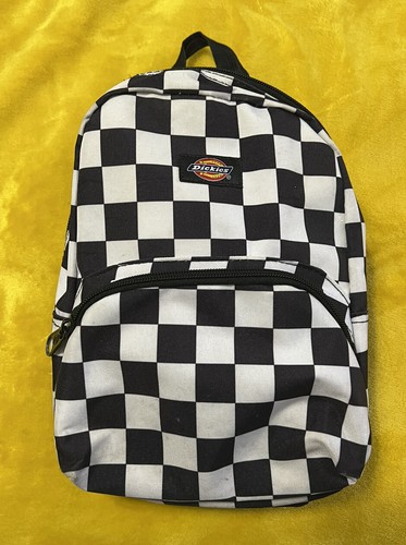 dickies checkered mini backpack