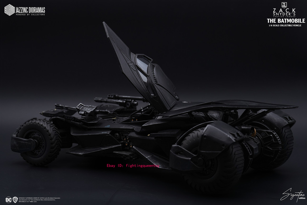 JazzInc 1/6 Batman The Batmobile Justice League Signed By