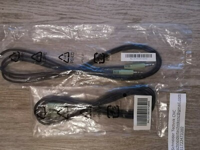 2x AUDIO KABEL   HOTRON E246588 +   XINYA LL109915 NEU OVP