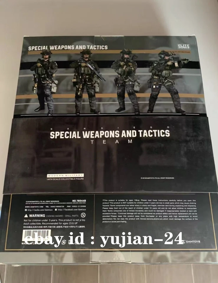 1/6 DAMTOYS 78044 B US FBI SWAT Team Agent San Diego Midnight OPS --EN STOCK Foto 3 de 4