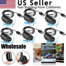 Water Pump Mini Mute Submersible USB 5V 1M Cable Garden Fountain Tool Fish Tank