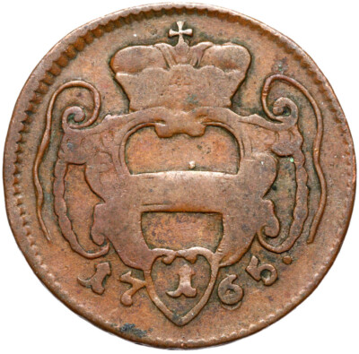 Austria Austria-Maria Theresa coin-1 Pfennig 1765 Vienna