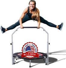 Trampolin para ejercicio fitness de 40" adultos y ninos ni os plegable brincolin