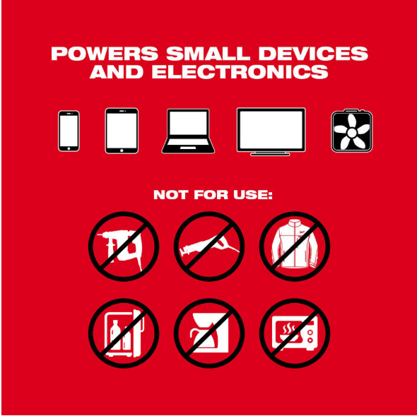 Milwaukee M18 TOPOFF 175W Portable Power Supply Inverter eBay