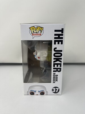 The Joker Bank Robber 37 Dark Knight Funko Pop W/ Case Authentic