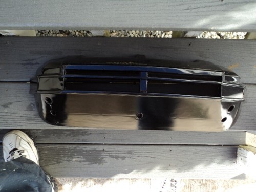 Polaris NOS Nose Cone Wedge Chassis 5430931-070 SP Gloss Black Top And Bottom - Picture 3 of 4