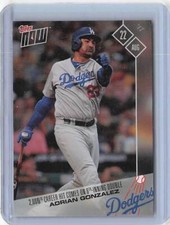 2017 Topps Now #510 Adrian Gonzalez Los Angeles Dodgers