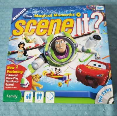 SCENE IT? Disney Magical Moments Kohls Exclusive 2010 COMPLETE DVD Game