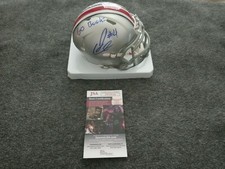 julian fleming signed Mini Helmet Ohio State St Buckeyes Speed Riddell OSU JSA