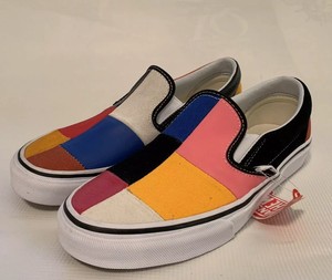 vans classic slip on patchwork