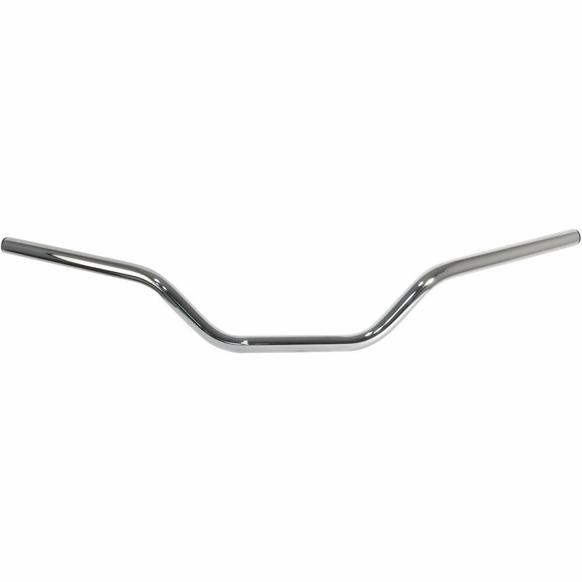 Handlebars - Clubman - 7/8 Inch - Wide Center - Chrome, image size:1200x1200