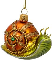 Sikora BS747 Weinbergschnecke Christbaumschmuck Glas Weihnachtsbaum AnhäNger