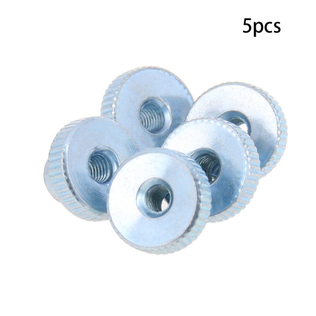 M3 Thread Metal Thumb Nut Screws Fastener Round Knobs Metric Zinc