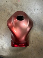 08-20 SUZUKI HAYABUSA GAS TANK COVER AFTERMARKET BROKEN TAB RED