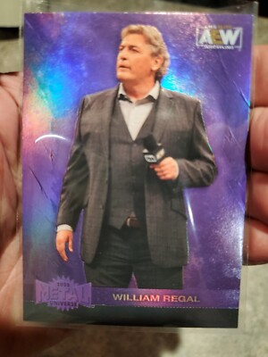 2022 AEW Metal Universe William Regal Skybox Premium #067/199 Purple Free Ship!