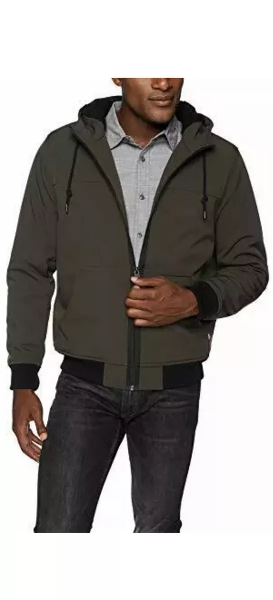Mens hooded bomber sale