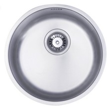 Stainless Steel Round Kitchen Sink 44x44x18.5cm