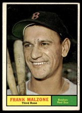 1961 Topps Frank Malzone - Boston Red Sox #445