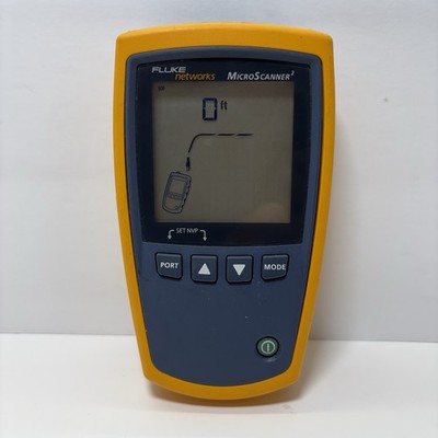Fluke Networks MicroScanner 2 Cable Tester MS2-100 (Unit Only)