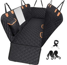 Dog Car Seat Cover for Back Seat, Waterproof Seat Protector Scratchproof ,Black