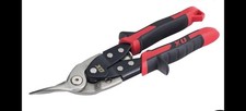 Ox Tools OX-P232801 Ox Pro Heavy Duty Aviation Snips Left Cut (Red) EA