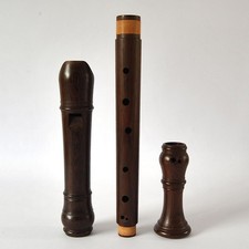 HUBER / Schweiz, TENOR-BLOCKFL&Ouml;TE, Palisander, Barock, 70er Jahre