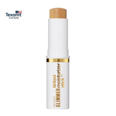 Glimmer Tinted Moisturizer Stick for Face, Lightweight Foundation, Hydrating Ski
